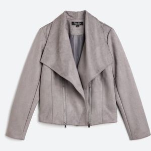 Faux suede jacket